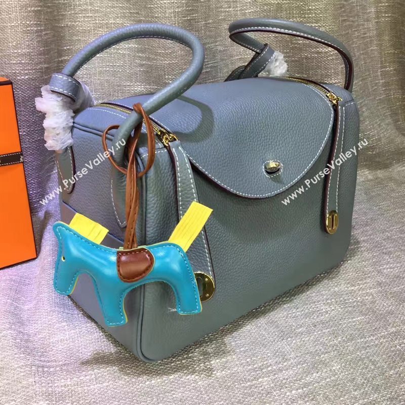 Hermes gray Lindy bag 5172