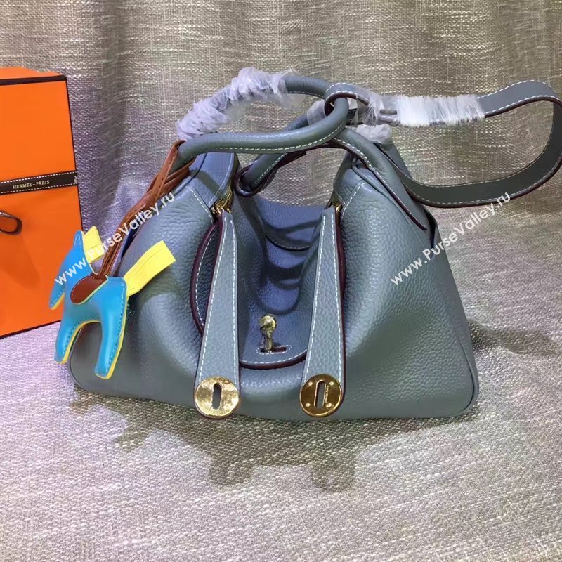 Hermes gray Lindy bag 5172