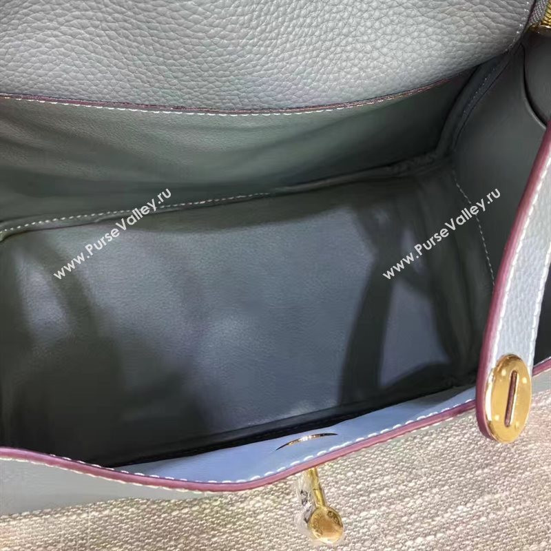 Hermes gray Lindy bag 5172