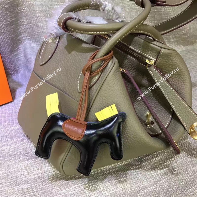 Hermes gray Lindy bag 5175