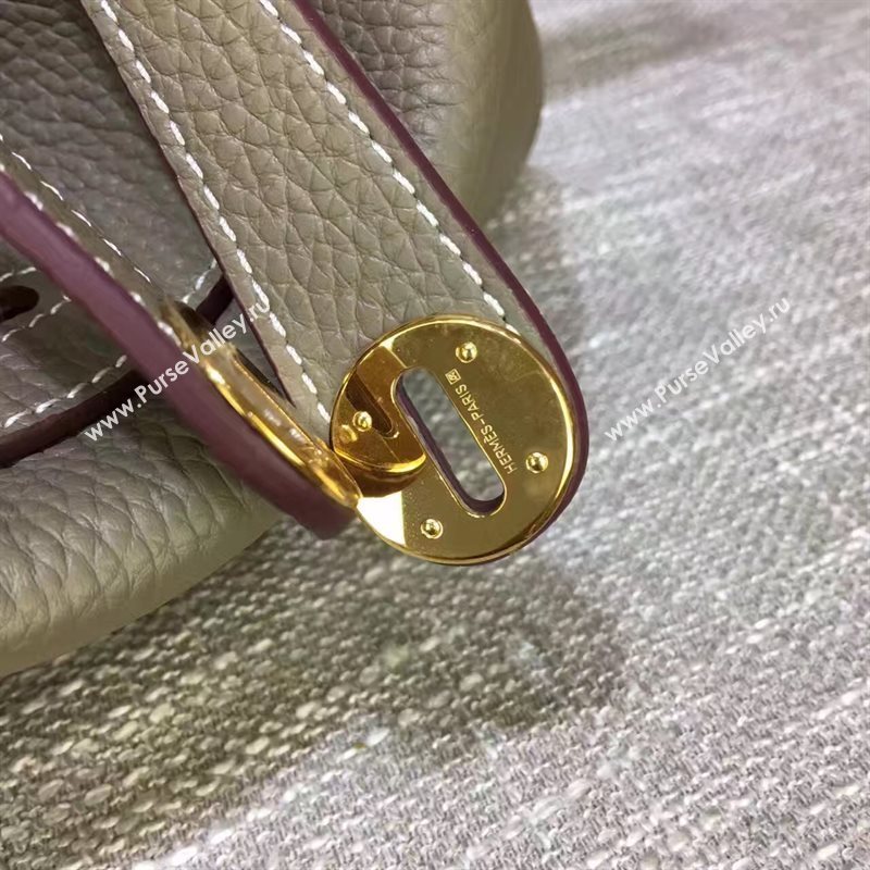 Hermes gray Lindy bag 5175