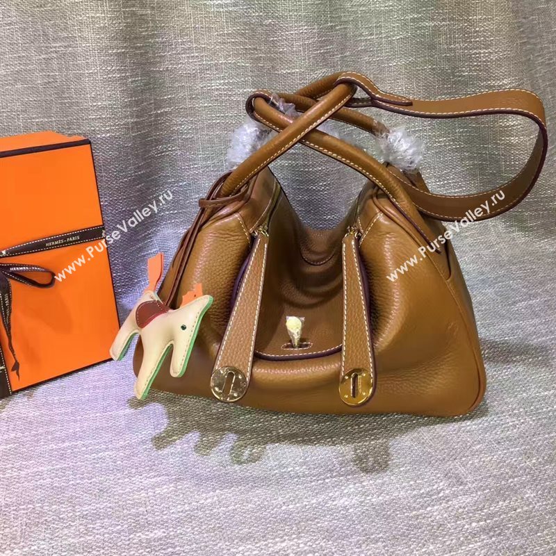 Hermes tan Lindy bag 5176