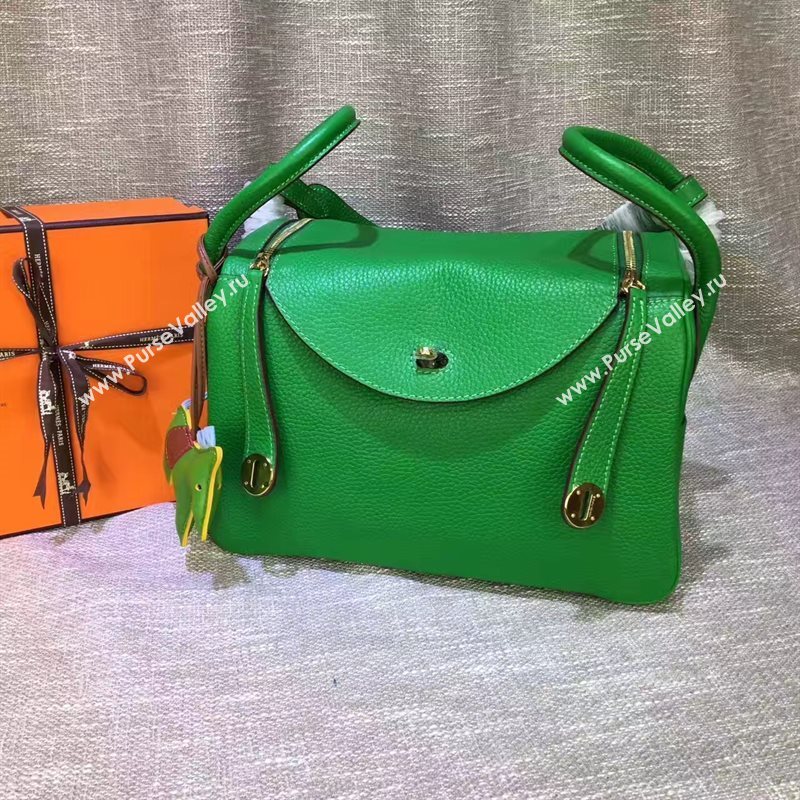 Hermes green Lindy bag 5177