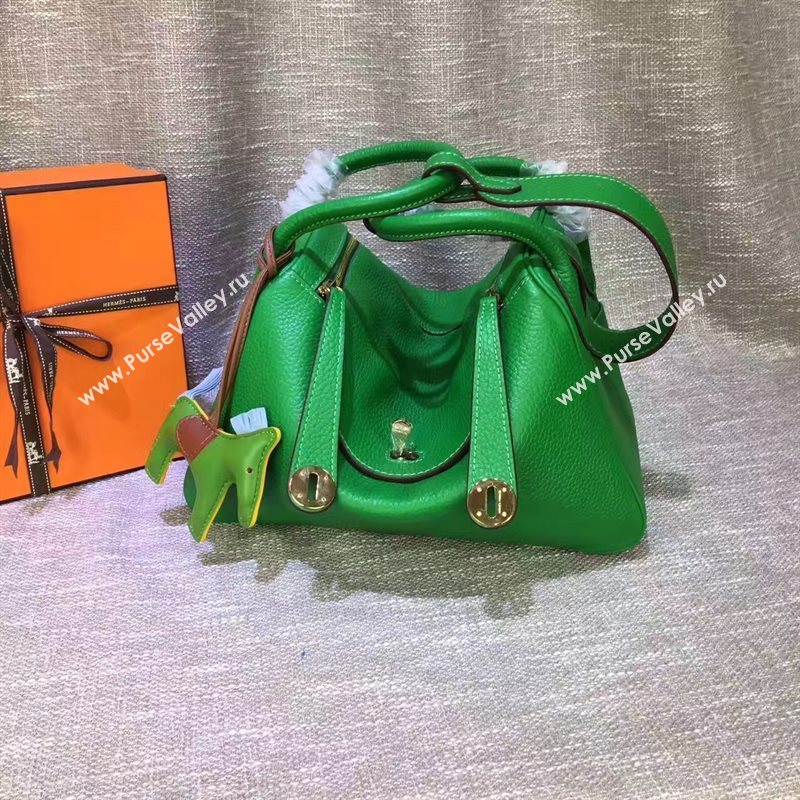 Hermes green Lindy bag 5177
