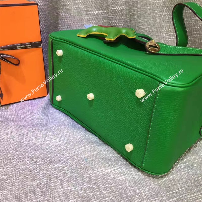 Hermes green Lindy bag 5177
