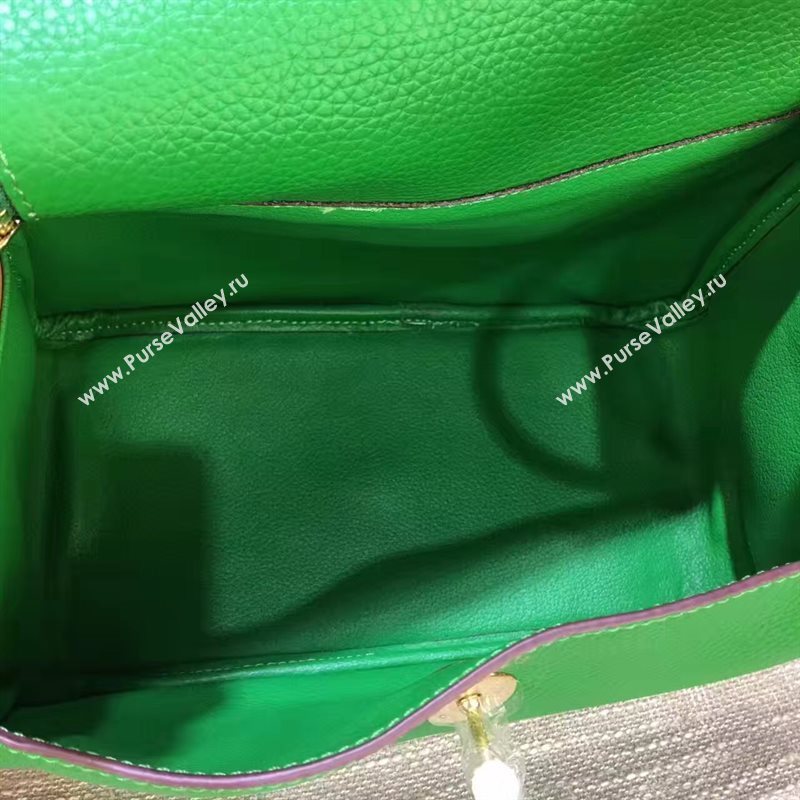 Hermes green Lindy bag 5177