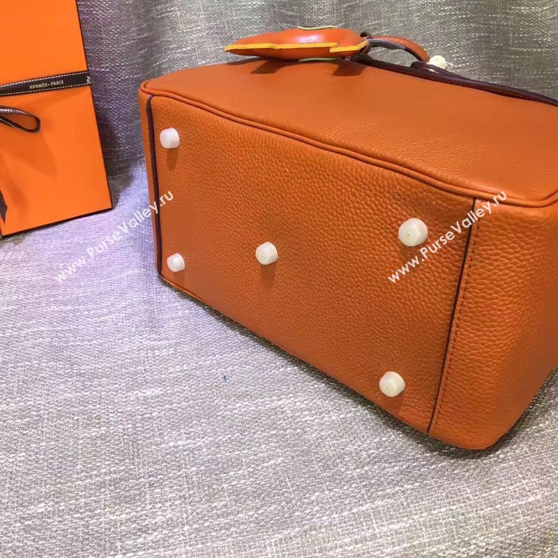 Hermes orange Lindy bag 5179