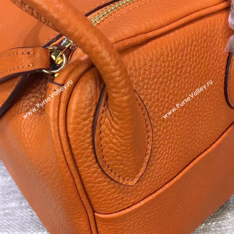 Hermes orange Lindy bag 5179
