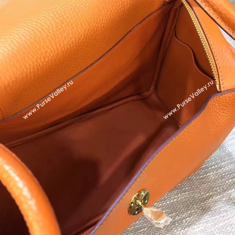 Hermes orange Lindy bag 5179