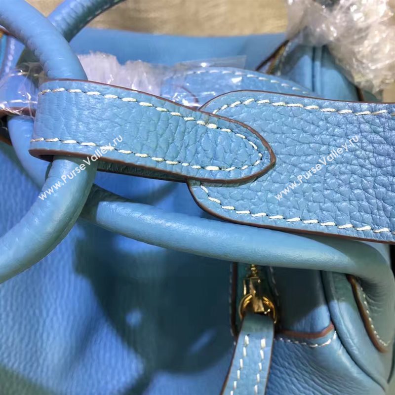 Hermes blue Lindy bag 5180
