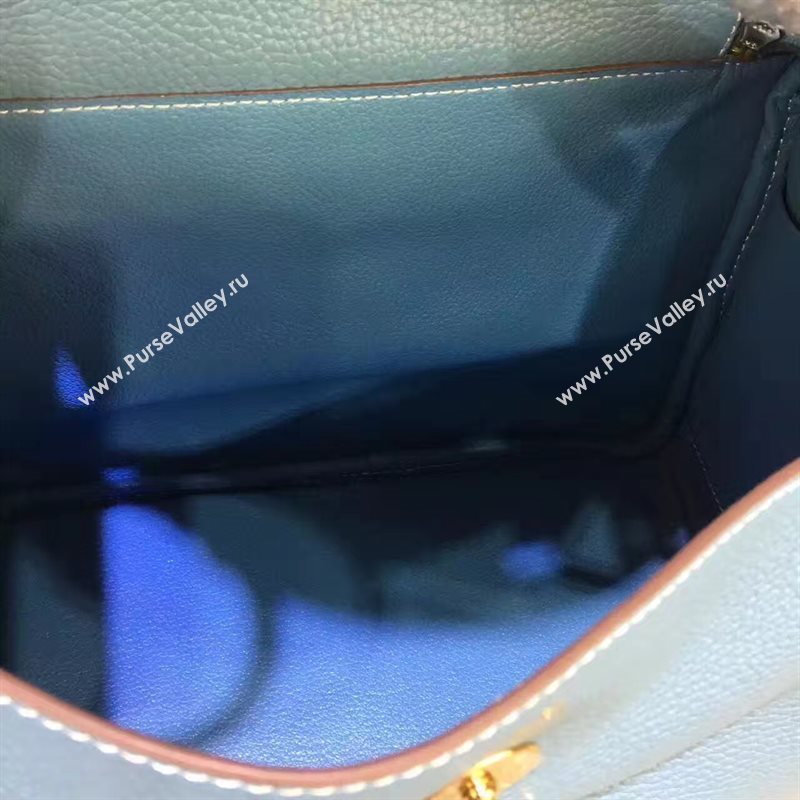 Hermes blue Lindy bag 5180