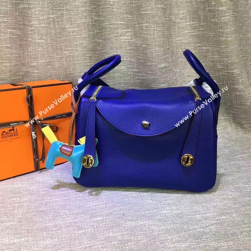 Hermes navy Lindy bag 5181
