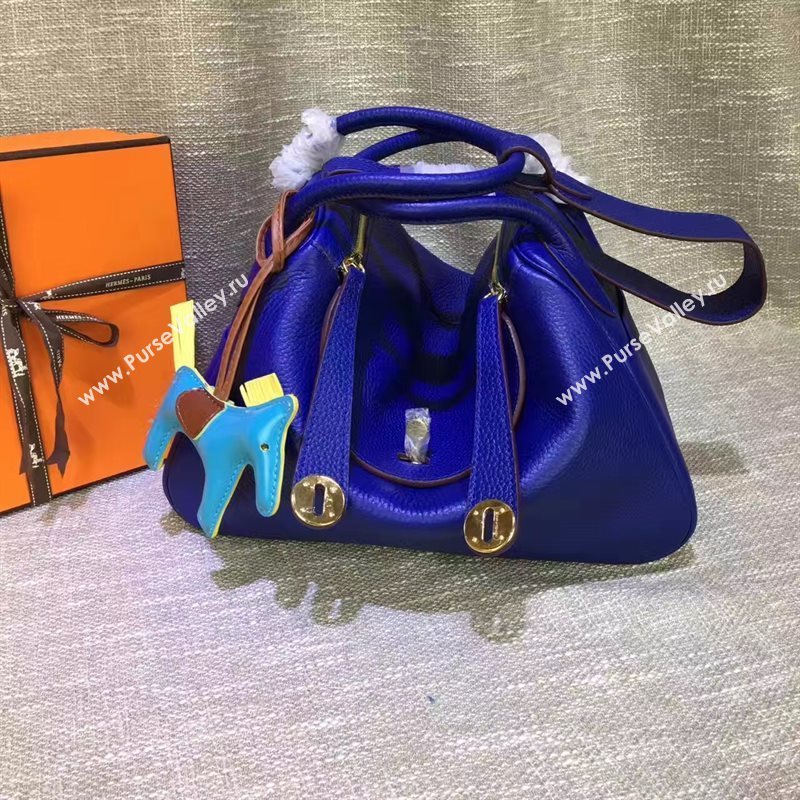 Hermes navy Lindy bag 5181