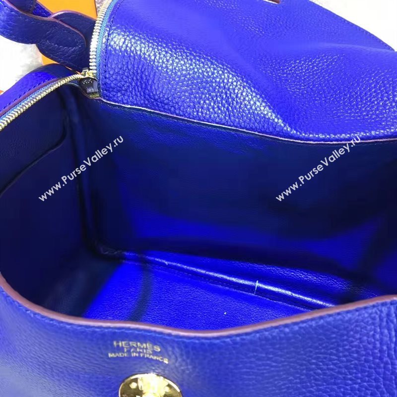 Hermes navy Lindy bag 5181