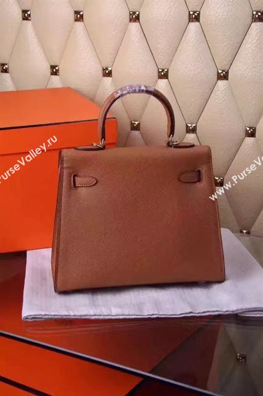 Hermes small Epsom tan Kelly bag 5184