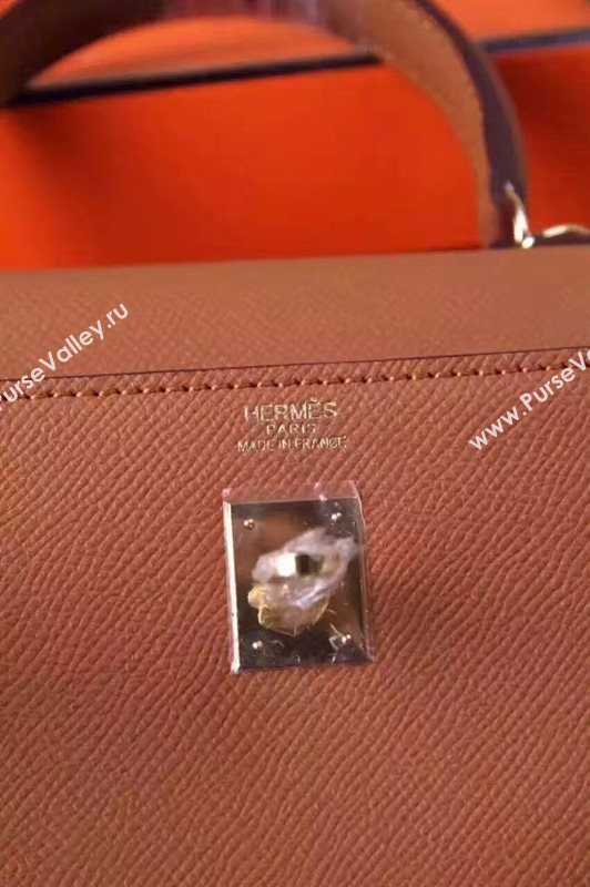 Hermes small Epsom tan Kelly bag 5184