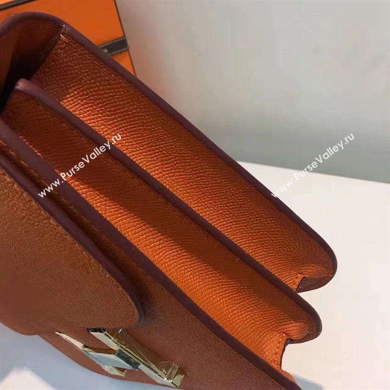 Hermes Epsom orange Constance bag 5188