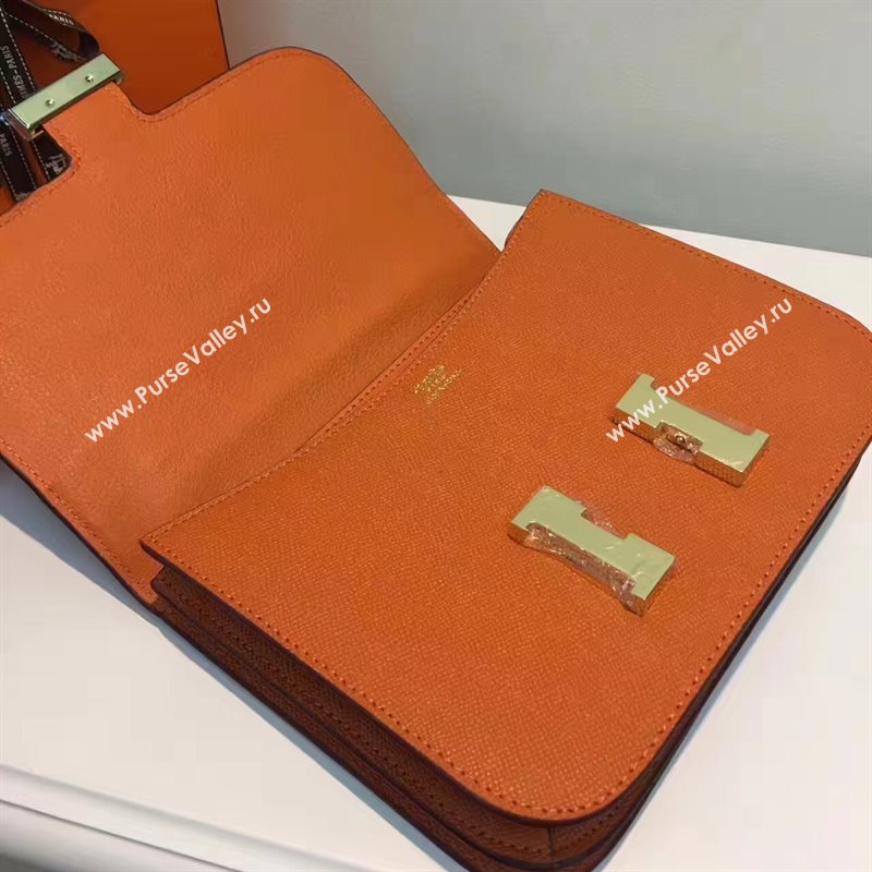 Hermes Epsom orange Constance bag 5188