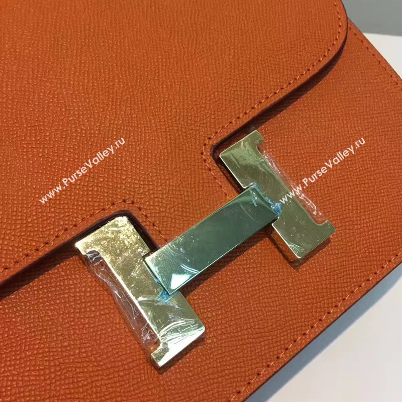 Hermes Epsom orange Constance bag 5188