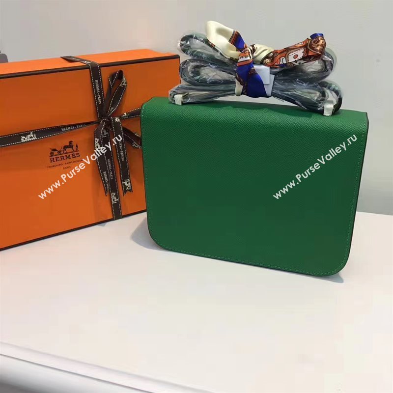 Hermes Epsom green Constance bag 5189