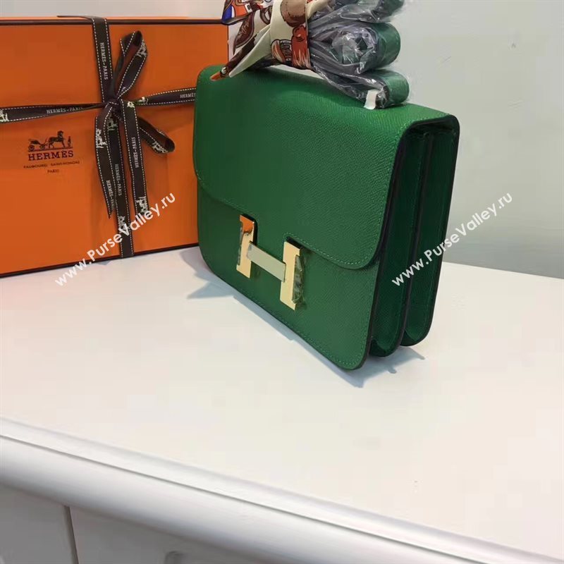 Hermes Epsom green Constance bag 5189