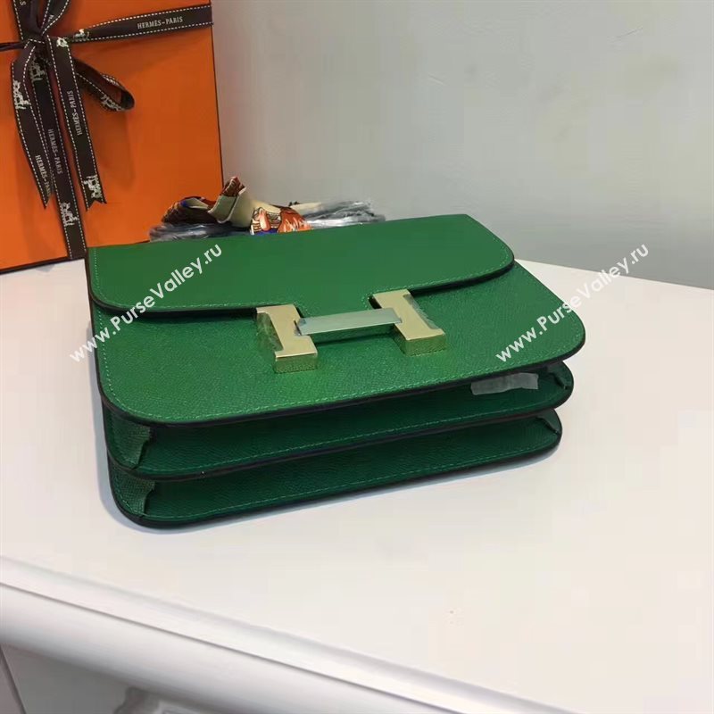 Hermes Epsom green Constance bag 5189