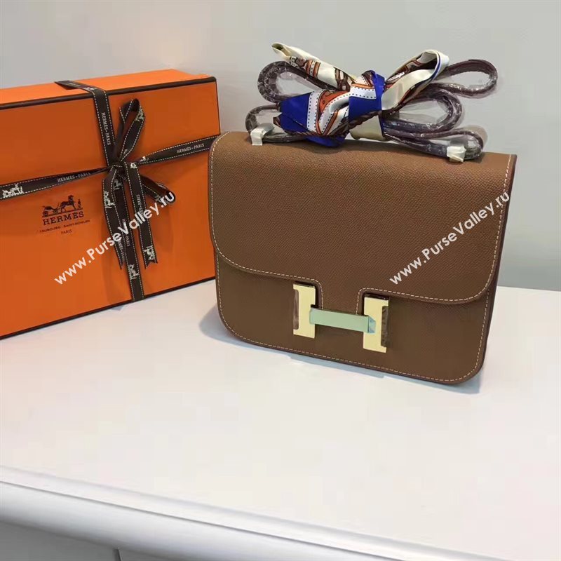 Hermes Epsom tan Constance bag 5190