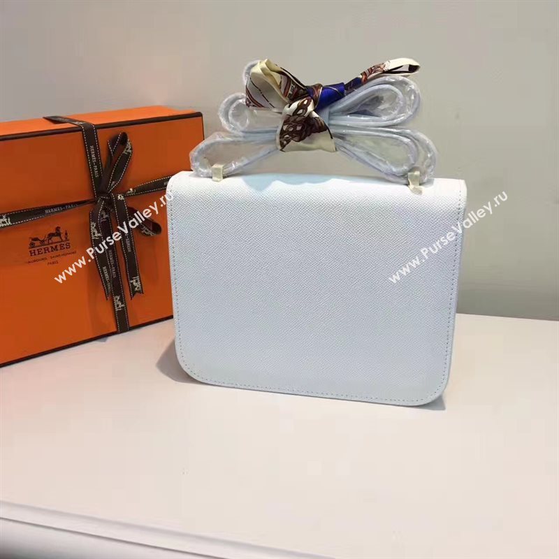 Hermes Epsom white Constance bag 5191