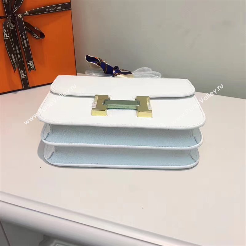 Hermes Epsom white Constance bag 5191