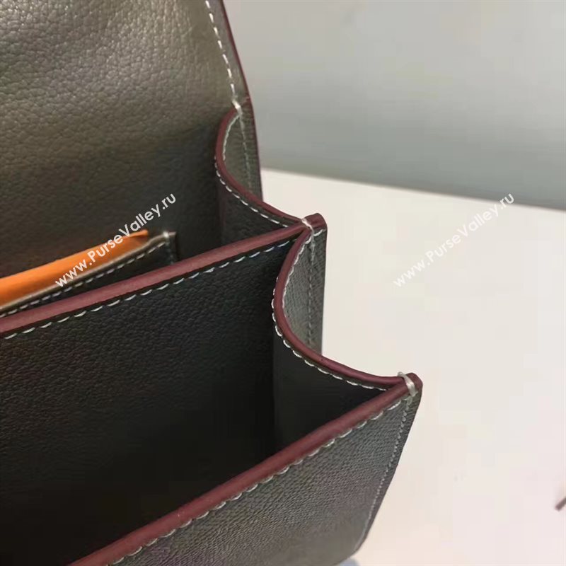 Hermes Epsom gray Constance bag 5193