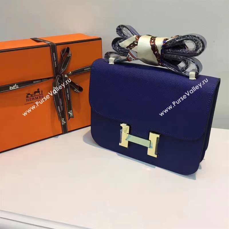 Hermes Epsom navy Constance bag 5194