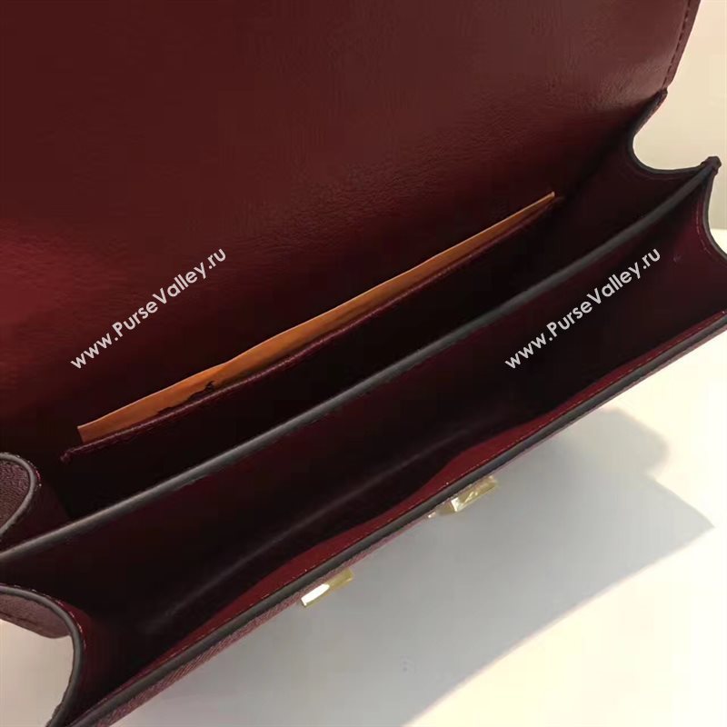 Hermes Epsom wine Constance bag 5195