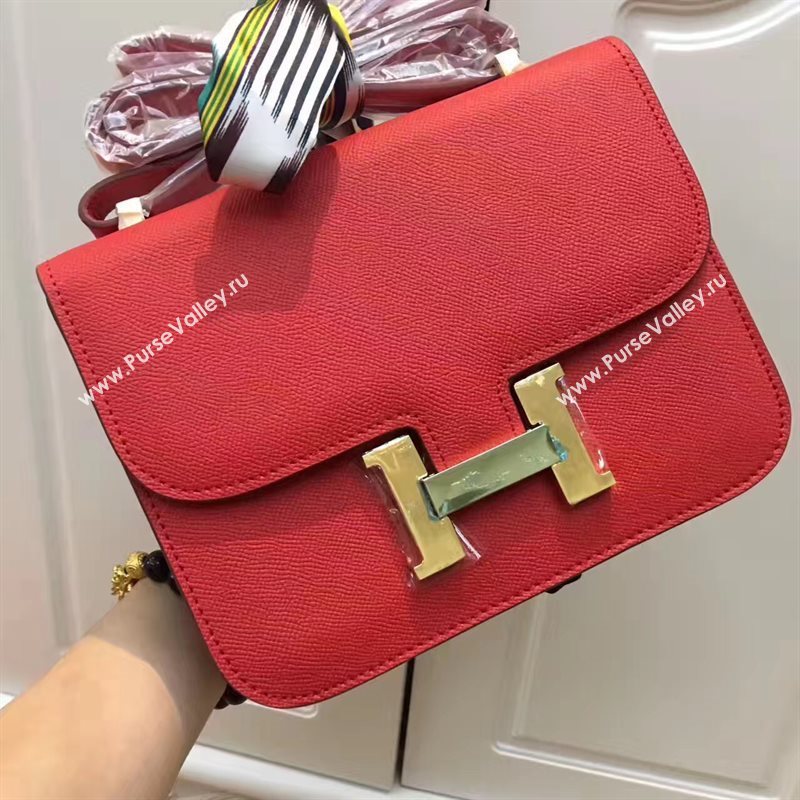 Hermes Epsom red Constance bag 5197