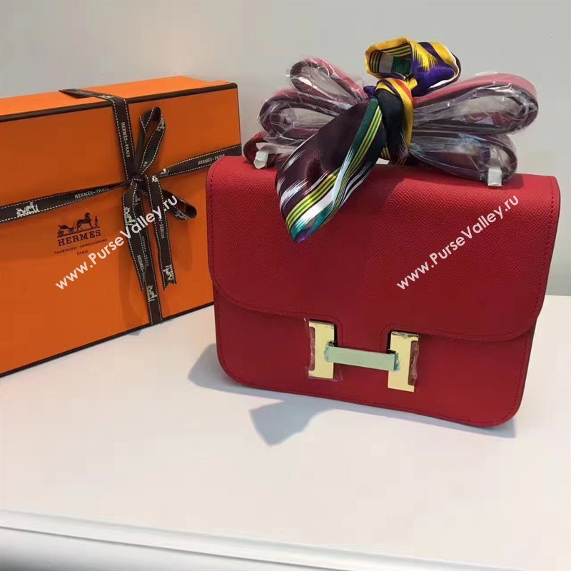Hermes Epsom red Constance bag 5197