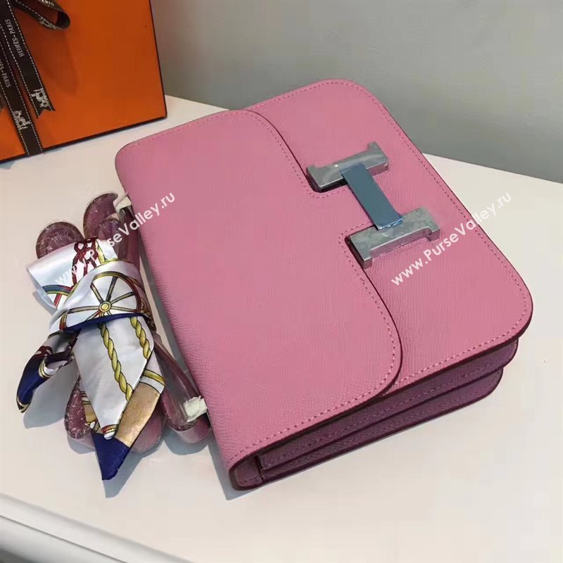 Hermes Epsom pink Constance bag 5198