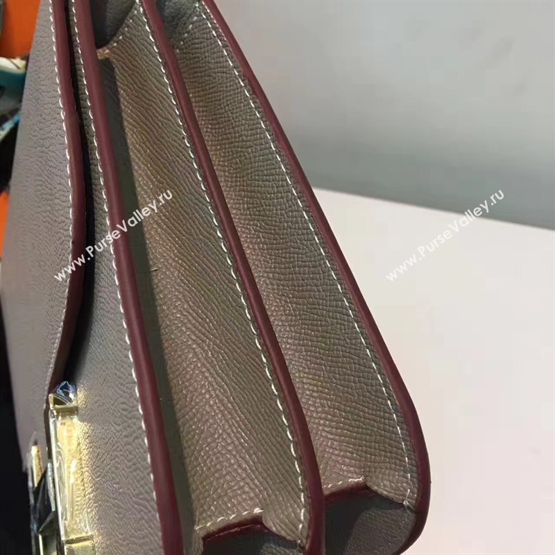 Hermes Epsom gray Constance bag 5199