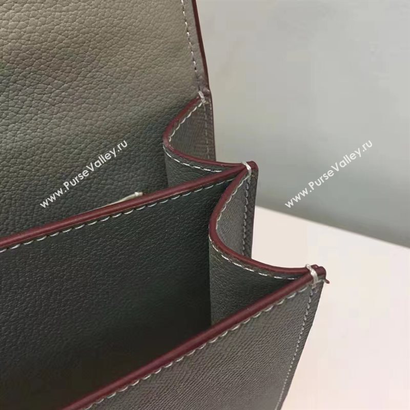 Hermes Epsom gray Constance bag 5199