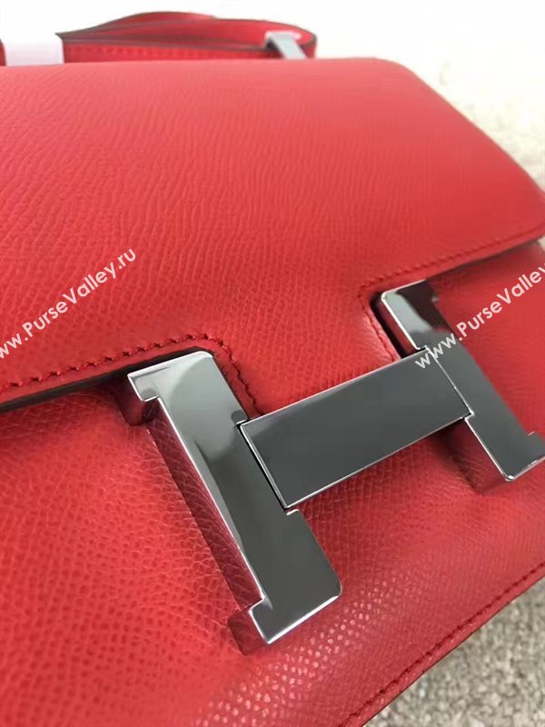 Hermes Constance top red leather bag 5100