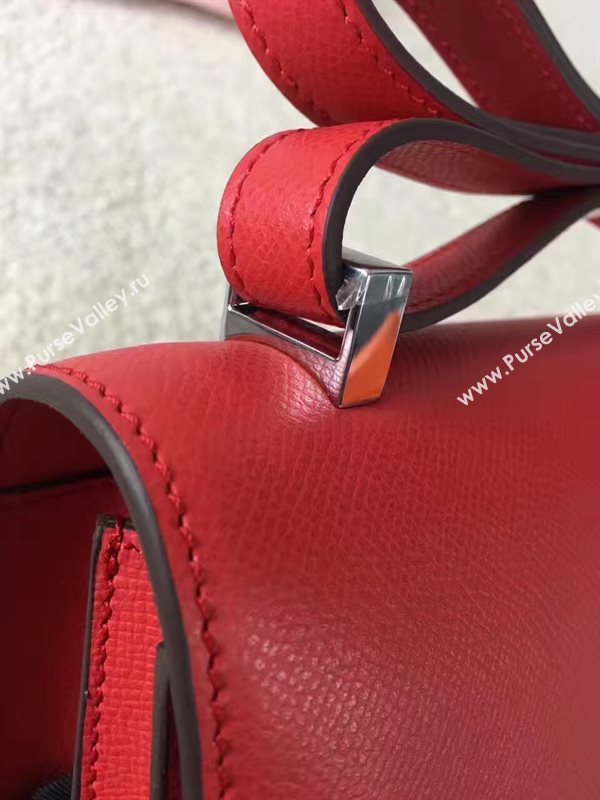 Hermes Constance top red leather bag 5100
