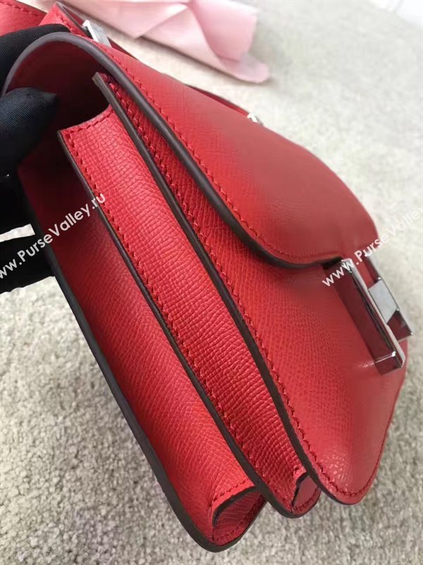 Hermes Constance top red leather bag 5100