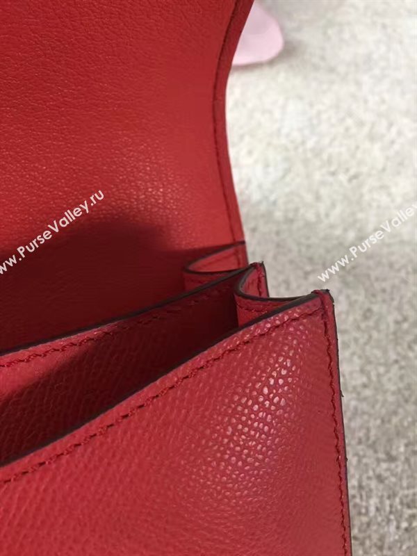 Hermes Constance top red leather bag 5100