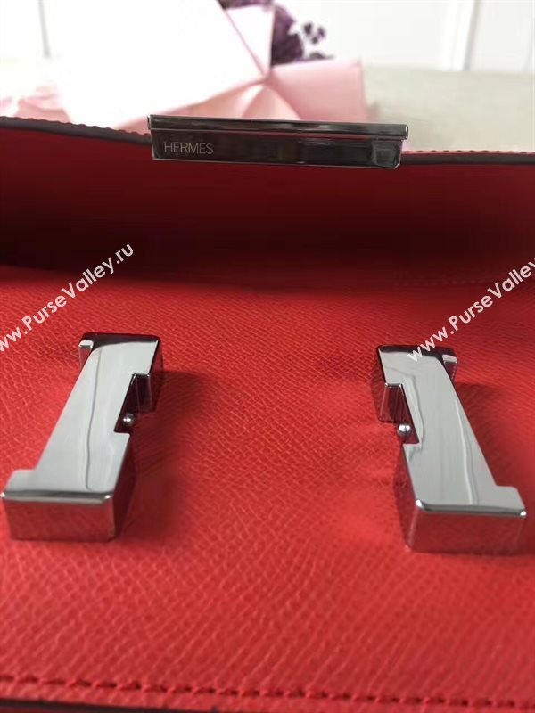 Hermes Constance top red leather bag 5100