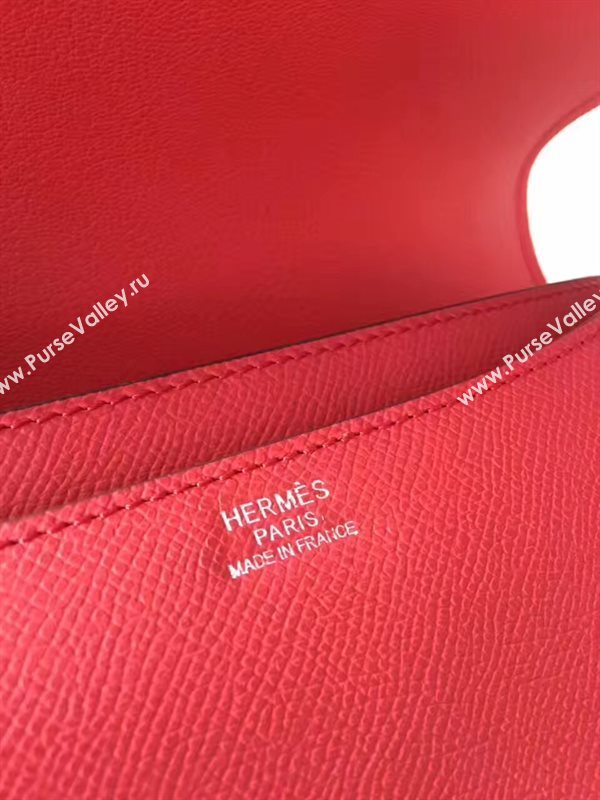 Hermes Constance top red leather bag 5100