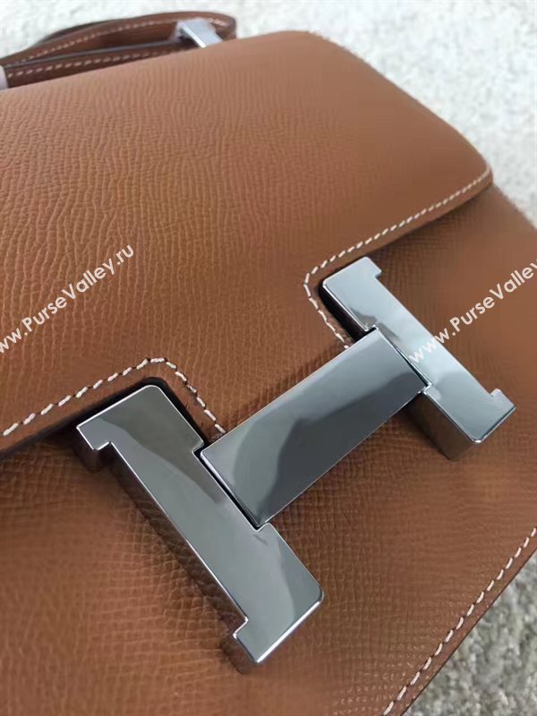 Hermes Constance top tan leather bag 5101