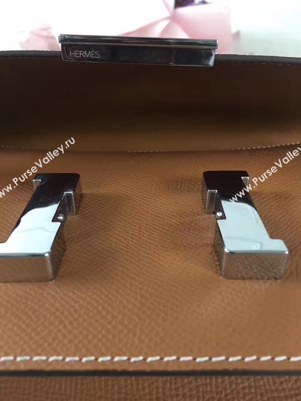 Hermes Constance top tan leather bag 5101