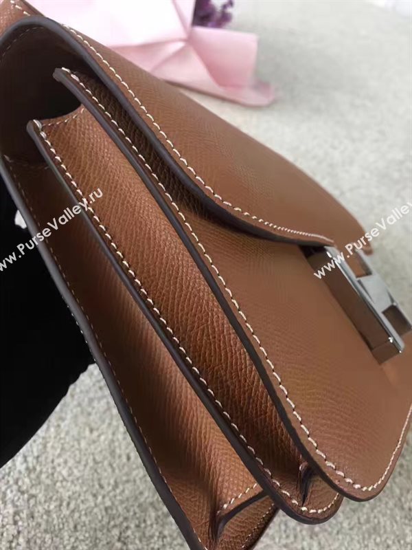 Hermes Constance top tan leather bag 5101