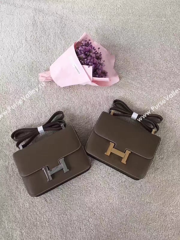 Hermes top Constance leather bag 5102