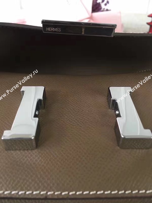 Hermes top Constance leather bag 5102