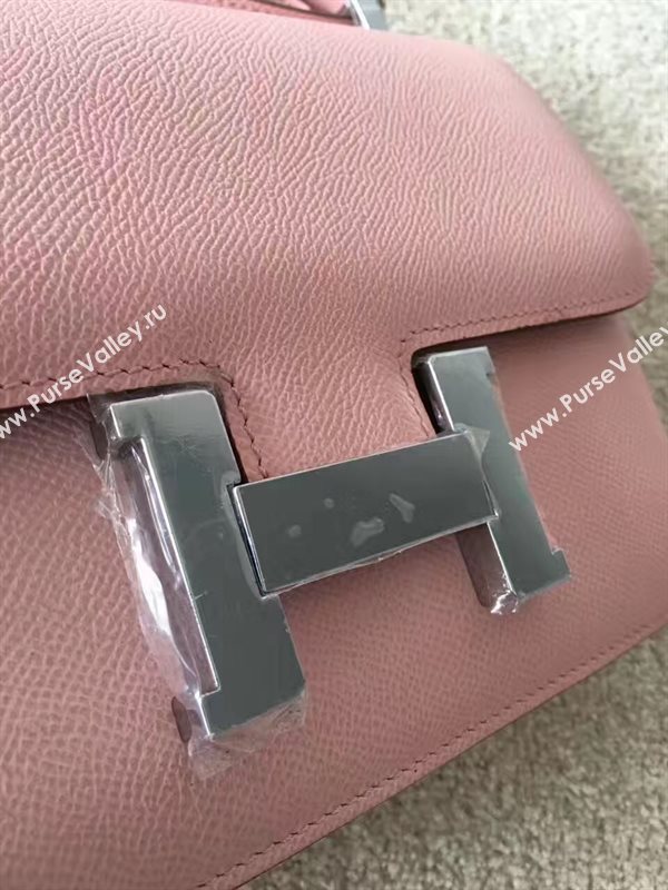 Hermes Constance top pink leather bag 5103