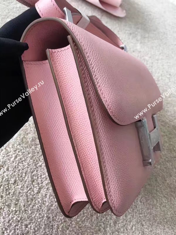 Hermes Constance top pink leather bag 5103